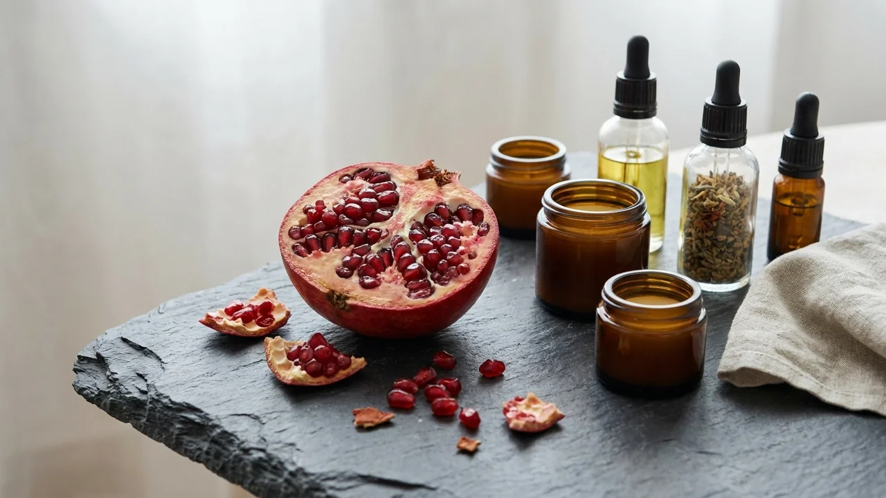 Nar kabuğu Punica Granatum Peel Extract cilt bakımı